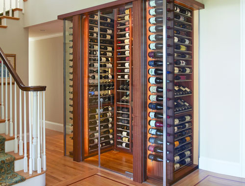 Custom wine cellar projects by geography