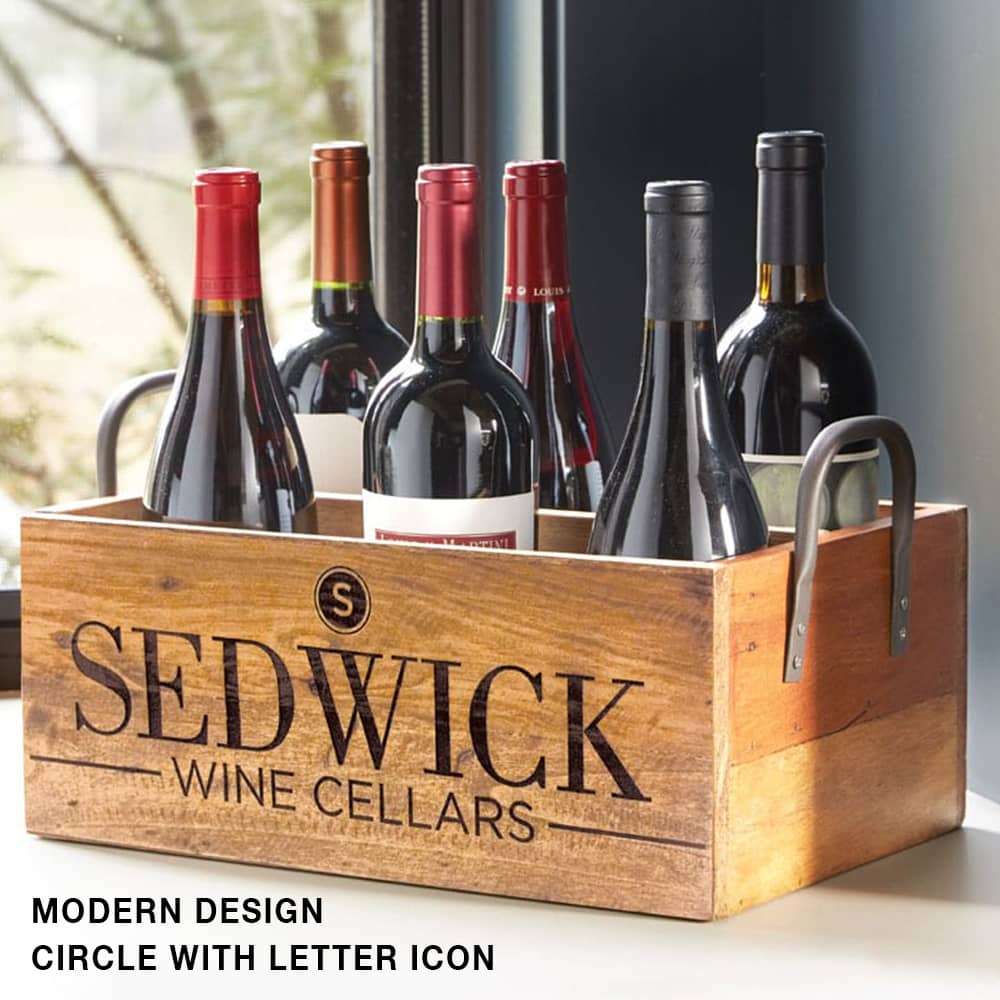 Personalized Wine Carrier (24408) IWA Wine Accessories