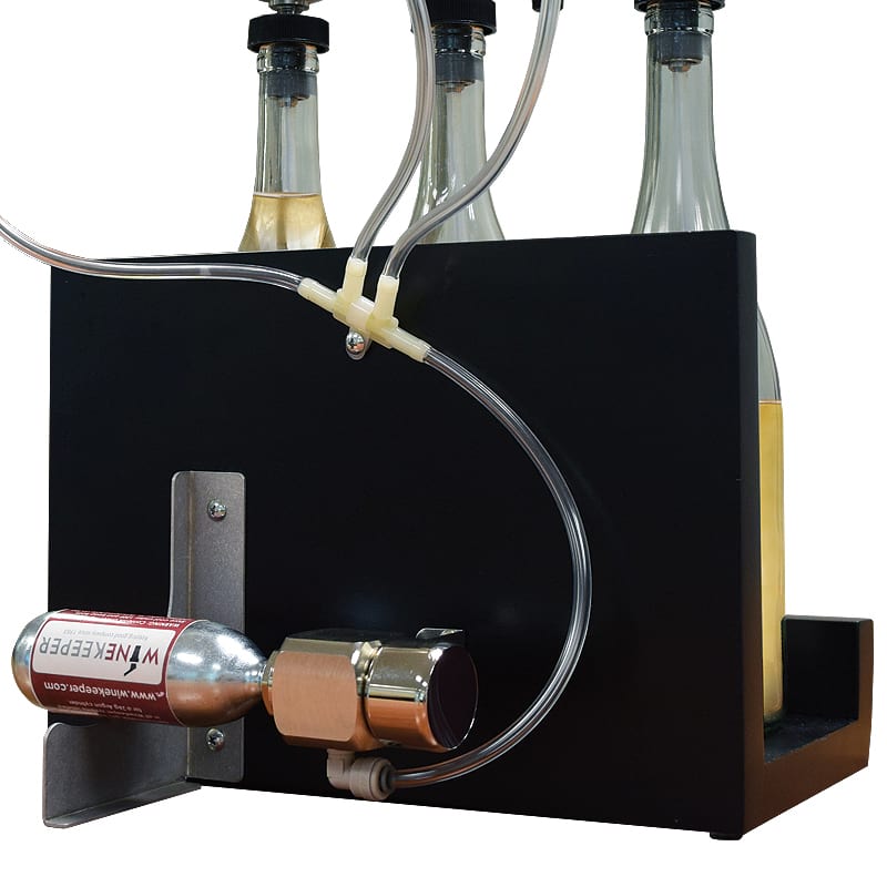 WineKeeper Showcase 3Bottle Argon Dispenser, Black (10538)