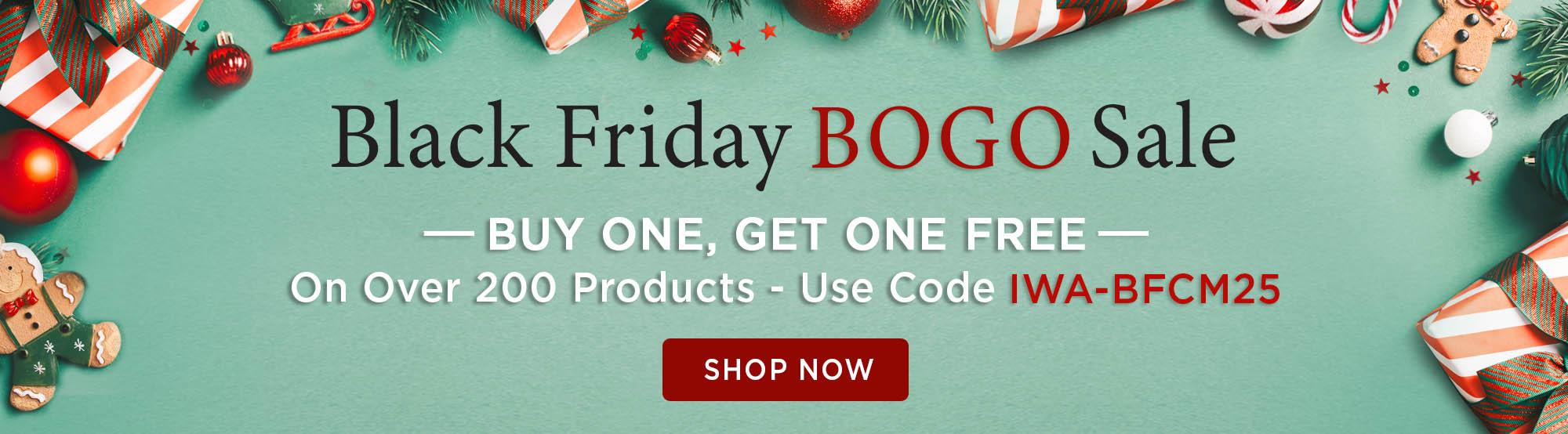 Black Friday BOGO Sale - Use Code IWA-BFCM25