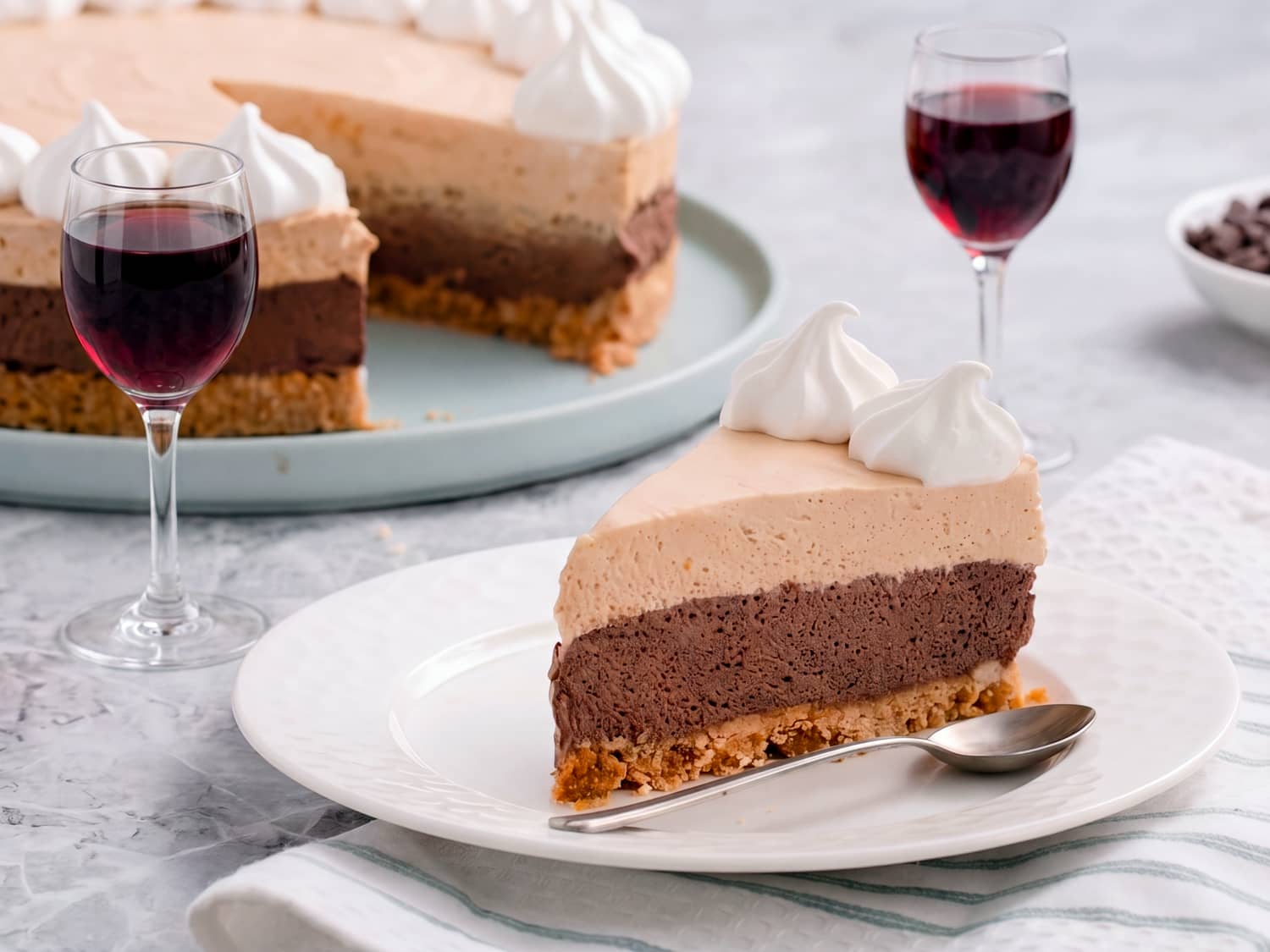Chocolate Mousse with Ruby Port