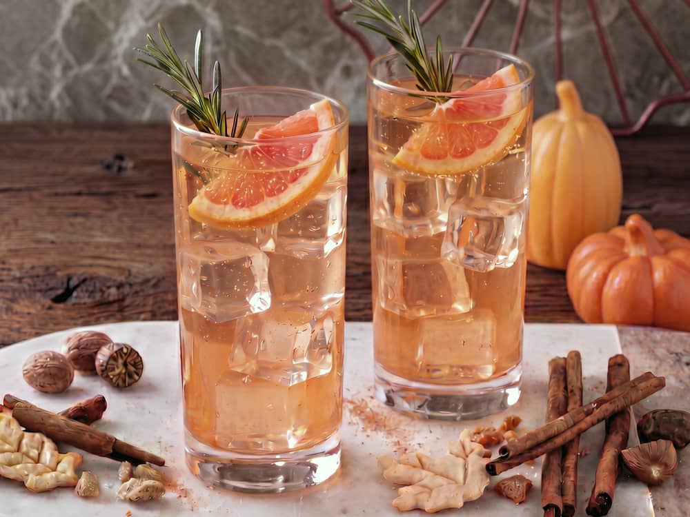 Harvest Rose Wine Cocktail