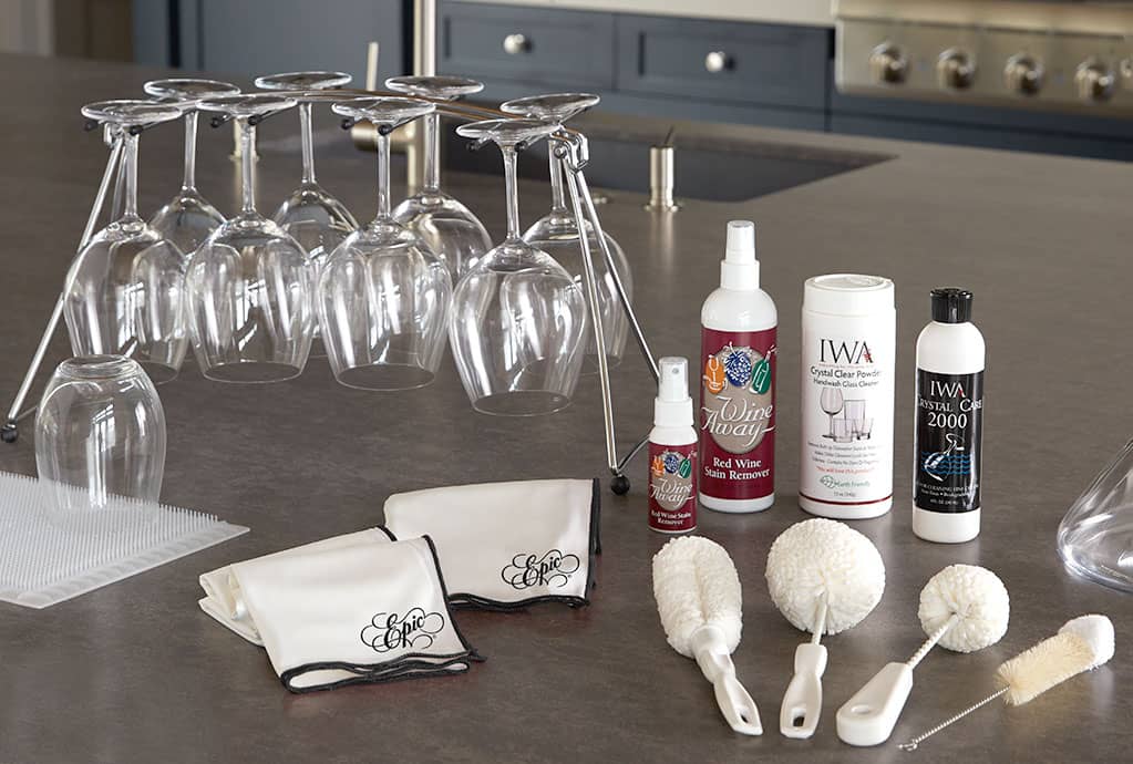 Stemware Cleaning Brushes & Cloths IWA Wine Accessories