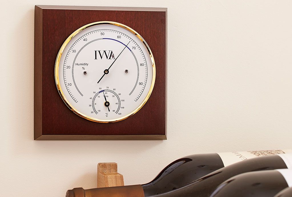 Wine Cellar Thermometer & Hygrometer IWA Wine Accessories