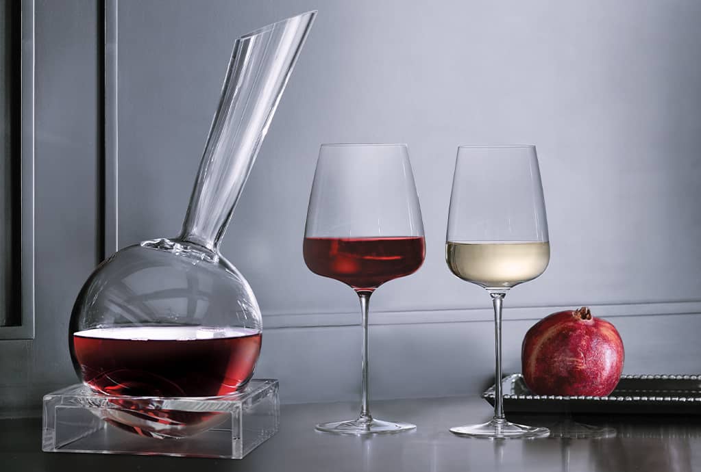 Wine Glasses & Wine Decanters