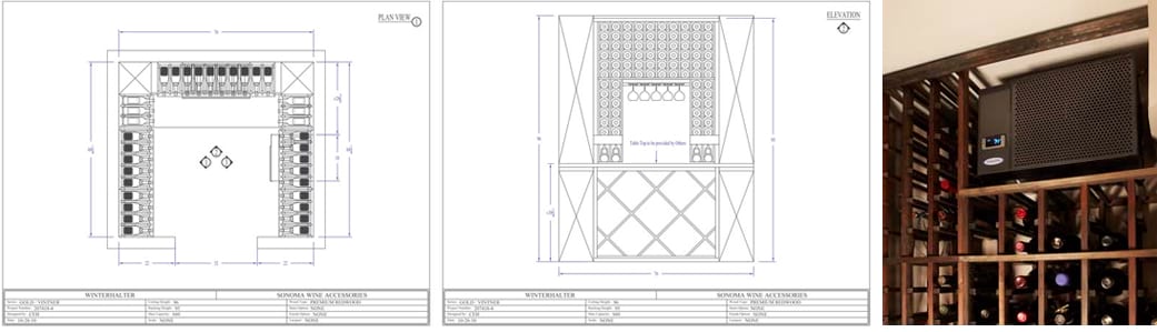 Custom Wine Cellar San Francisco Designs California Drawing - Winter Project
