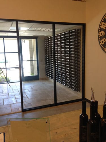 Commercial Wine Cellar Display Millesime Cellars Camarillo North West of Los Angeles California