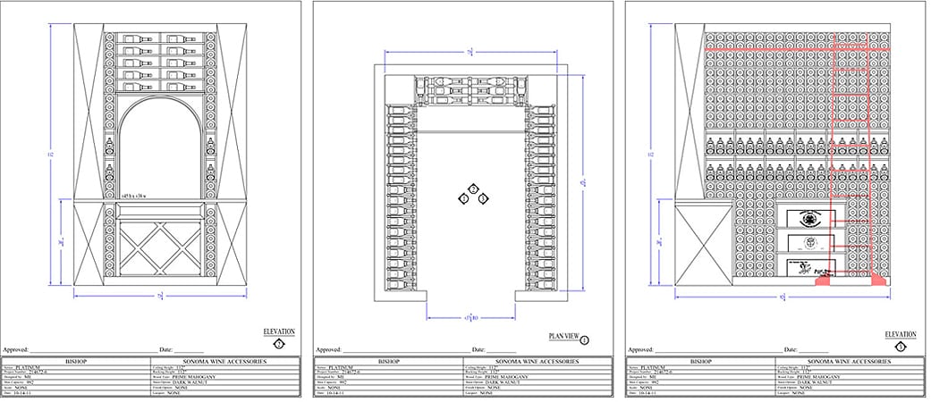 Wine Cellar Designs of Tiburon Wine Cellar