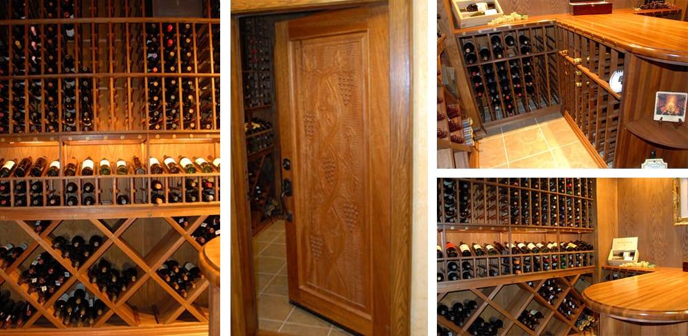Wine Cellar Midlothian Texas Made From Prime Mahogany