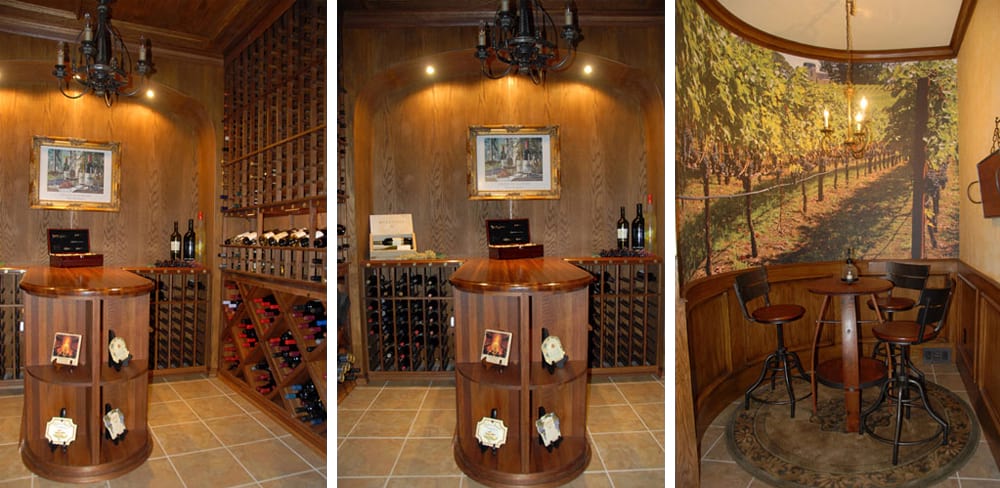 Wine Cellar Midlothian Texas Made From Prime Mahogany