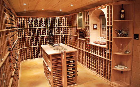 Wine Retail Custom Wine Cellar