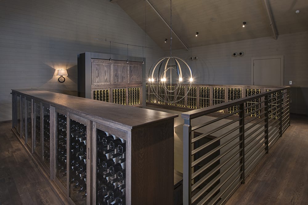 Alpha Omega Winery Custom Wine Cellar in Napa Valley