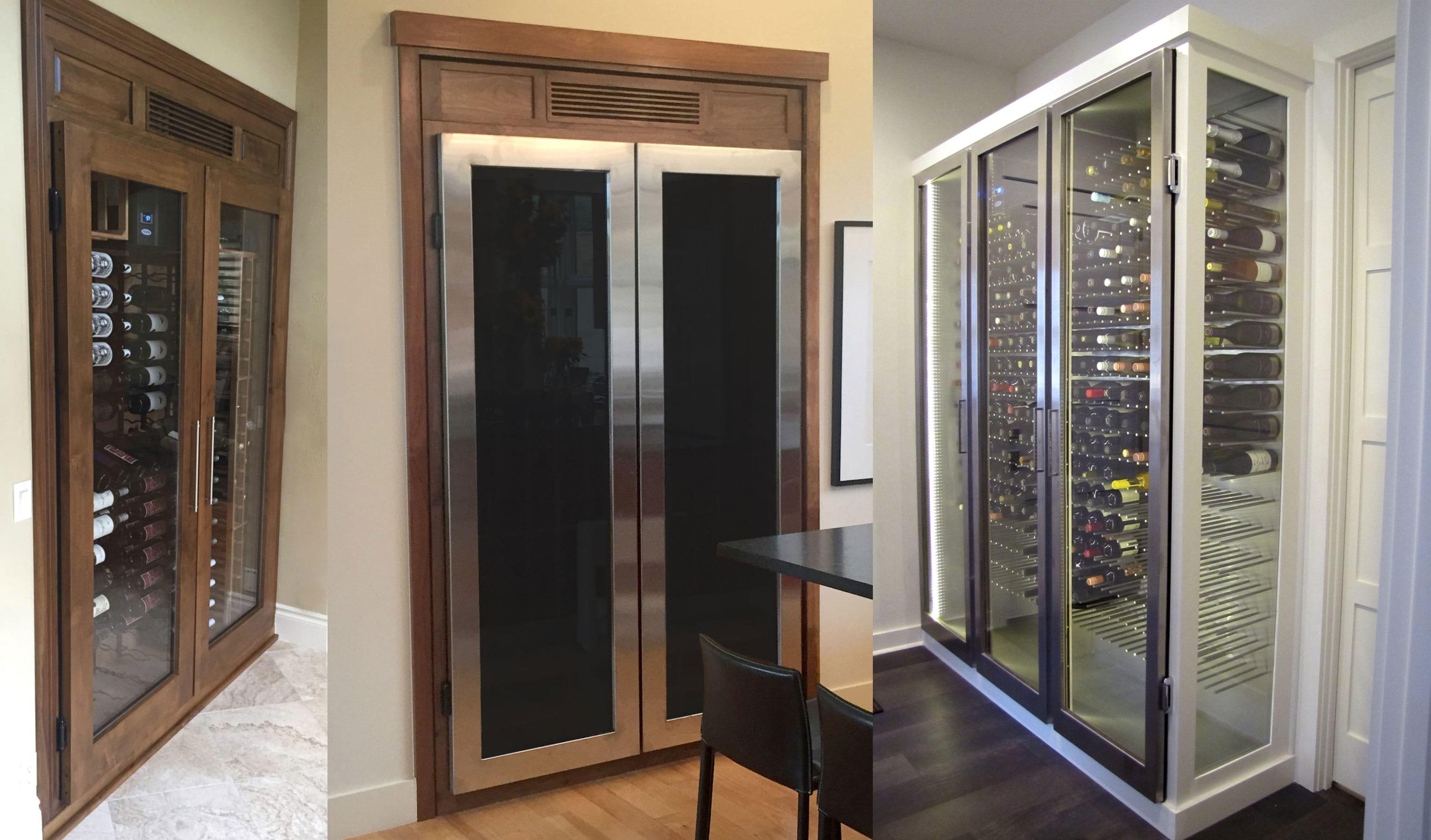 Beautiful custom wine cabinet by IWA Design Center