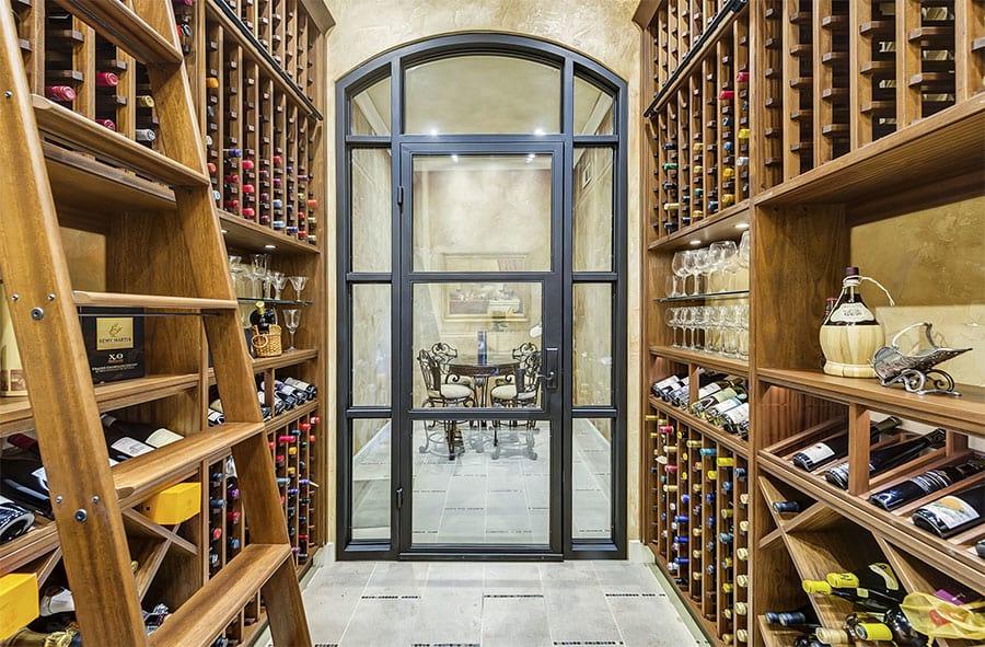 Stunning Cellar with Display Shelves in Plano, Texas