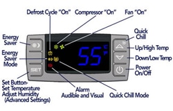 CellarPro Cooling Unit - Control Panel