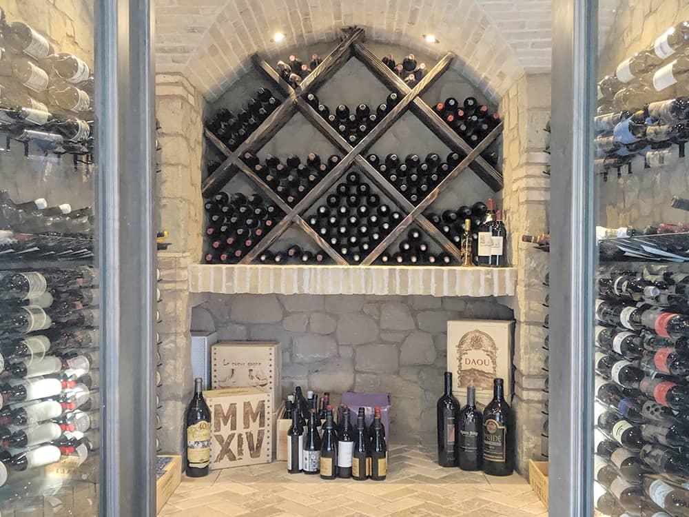 Basement Wine Cellar Under Construction