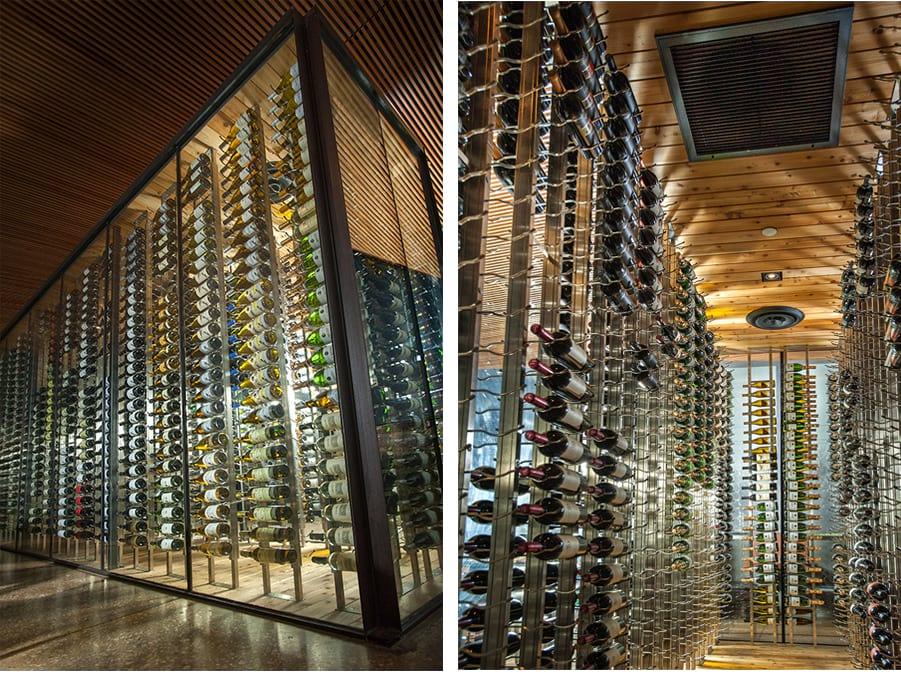 Example Custom Wine Cellar Glass Modern Texas