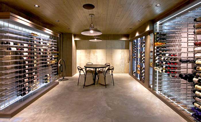 Glass Wine Cellar