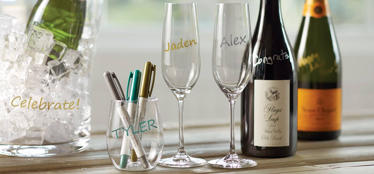 Holiday Wine Glasses