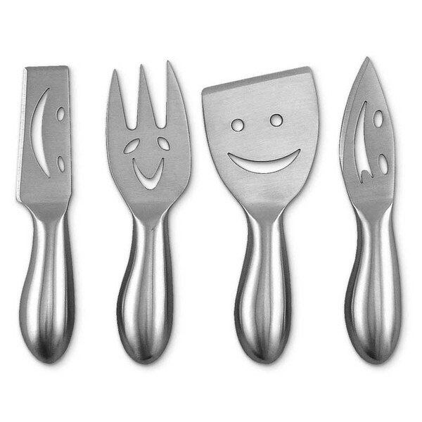 Smirly Stainless Steel Utensil Set in Black