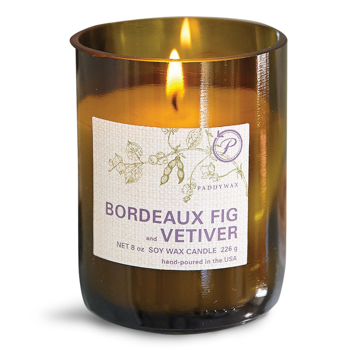 BORDEAUX FIG AND VETIVER GREEN JAR CANDLE BORDEAUX FIG AND VETIVER GREEN JAR CANDLE