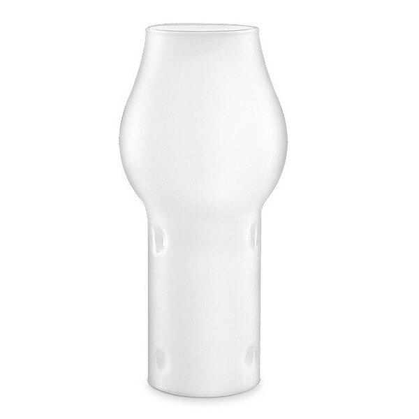 Frosted Glass Chimney + Black Ceramic Candle 34260 IWA Wine Accessories