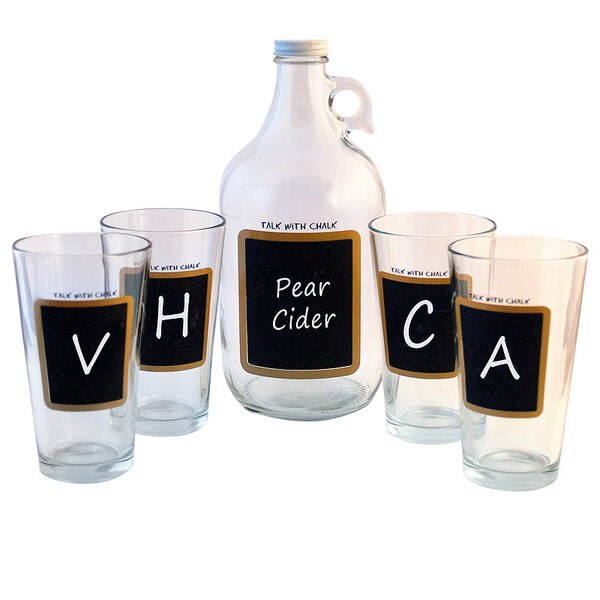 Glass Growler & Pint Glasses #14470