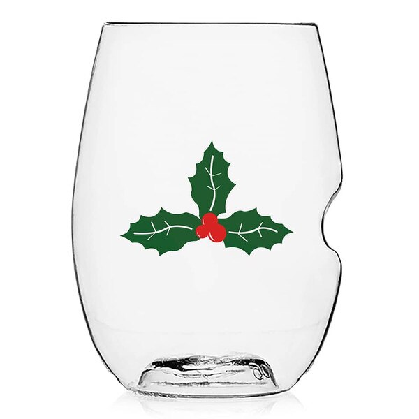 Christmas Tree Wine Glasses Set of 4