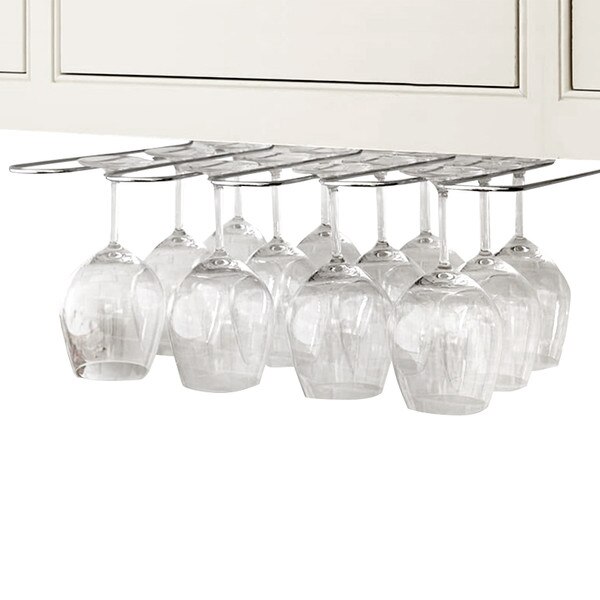 Hanging Stemware Rack Chrome 17309 IWA Wine Accessories