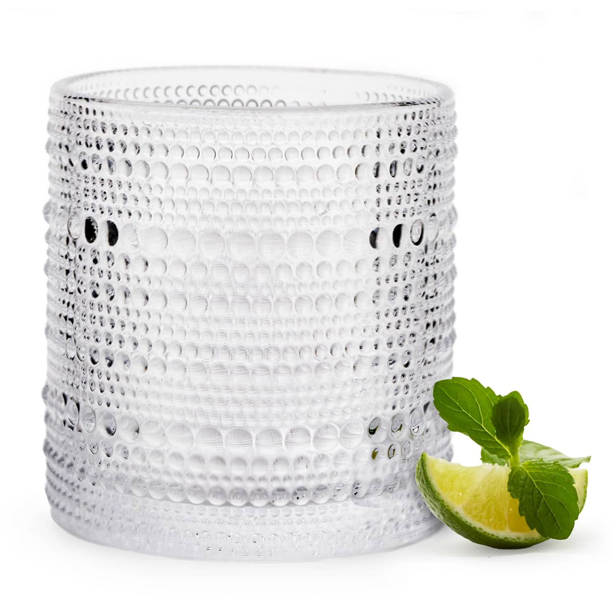 Jupiter Beaded Tumblers Clear Set of 6 #36793
