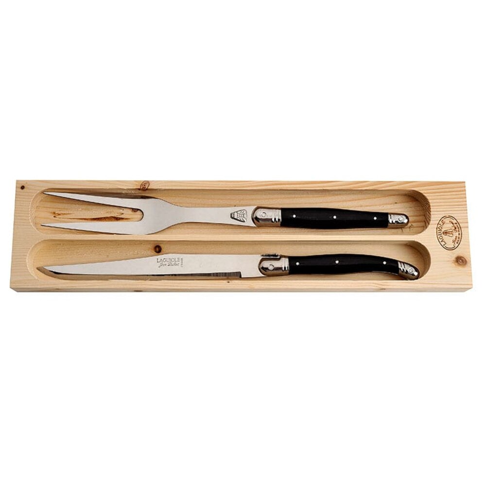 Laguiole Jean Dubost ナイフ＆フォーク 2セット Jean Dubost Laguiole Stainless Steel Table Knives, Set of 6