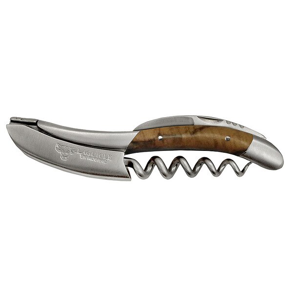 Laguiole Corkscrew Teak Burl 31234 IWA Wine Accessories