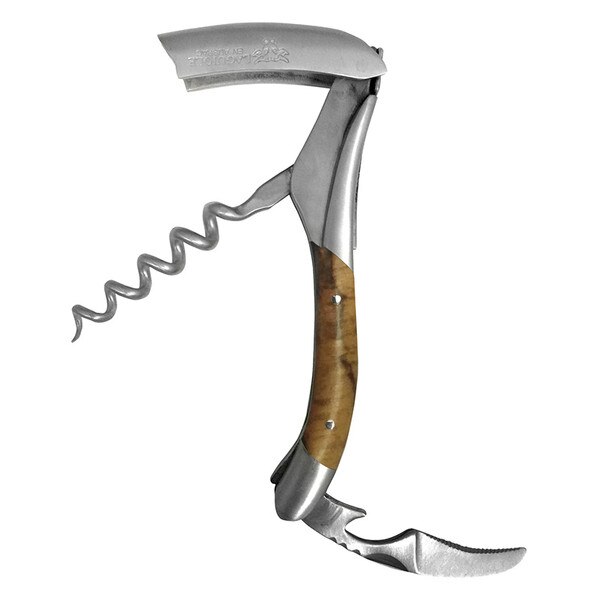Laguiole Corkscrew Teak Burl 31234 IWA Wine Accessories