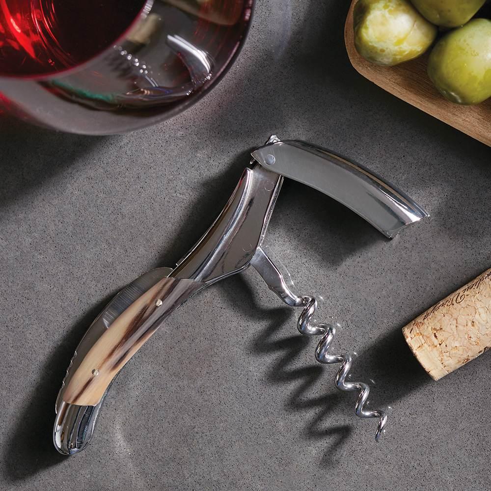 Laguiole FOIL CUTTER Corkscrew 巨人2007優勝 Forge de Laguiole Pinot Noir Corkscrew with Damascus Foil