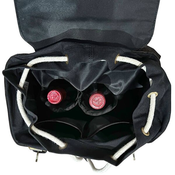 Leather Wine Backpack 27366 IWA Wine Accessories