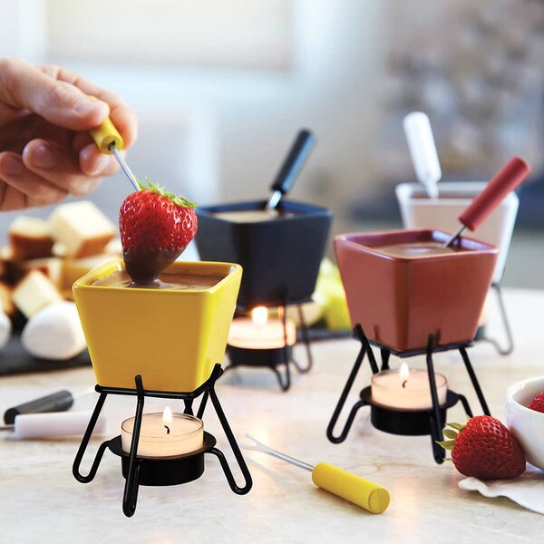 Mini Fondue Set of 4 35464 IWA Wine Accessories