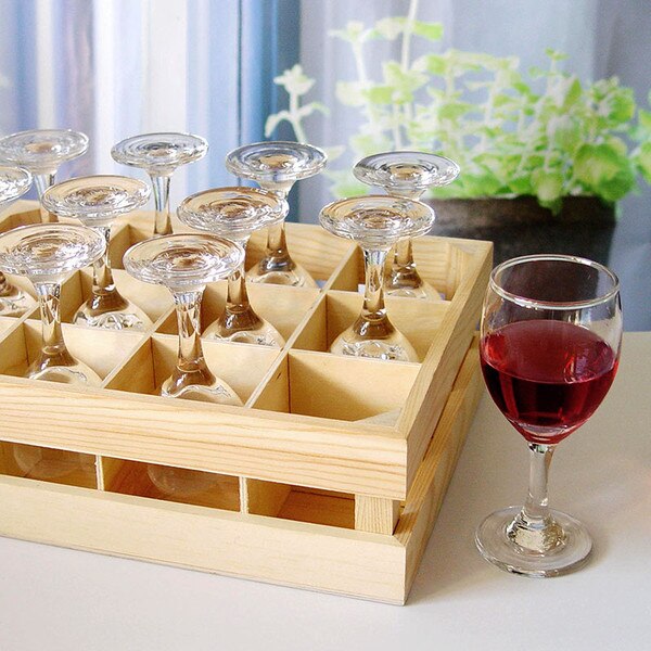 Mini Wine Glasses with Crate Set of 12 #27371