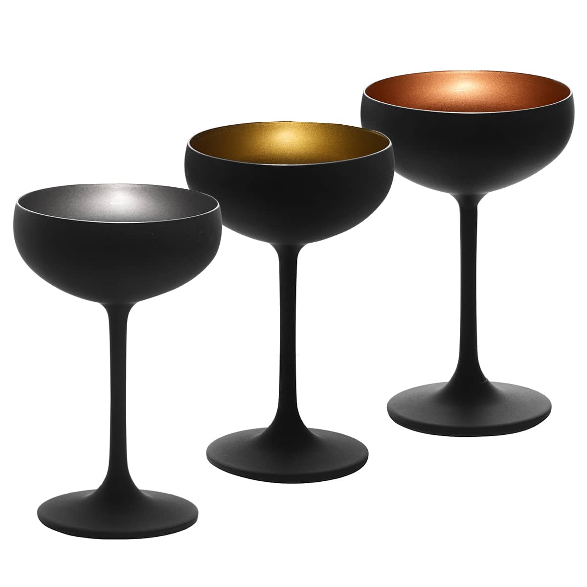 食器 INOUT Black Two-tone Sierra Cup 304 Stainless Steel Sierra Cups | Eco-Friendly 2-Piece Set