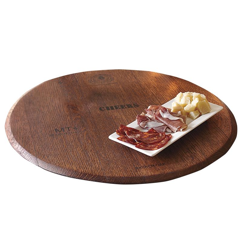 IWA Laser Etched Barrel Lazy Susan 21in #3055 | IWA Wine