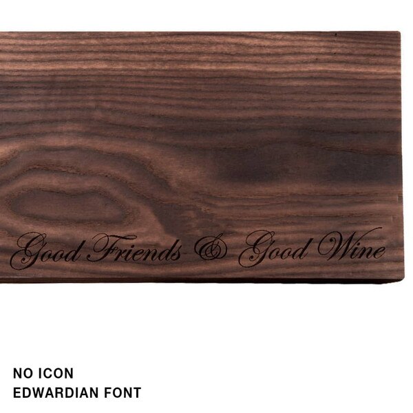 Laser Etched 16-in Ash Plank Board + Handle #35528