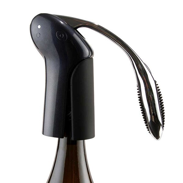 Rabbit Vertical Corkscrew Black 1258 IWA Wine Accessories