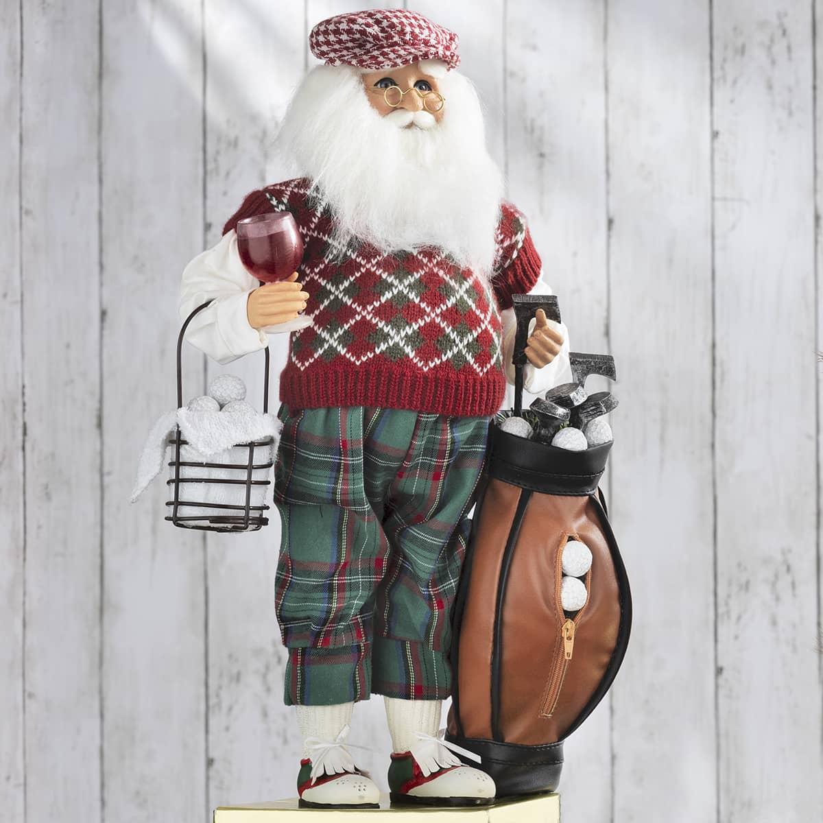 Golf Santa Collectible #36735 | IWA Wine