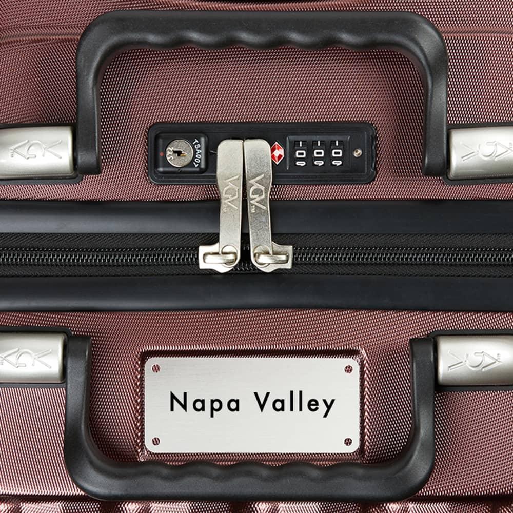 VinGarde Valise Personalized Wine Luggage #31301 | IWA Wine