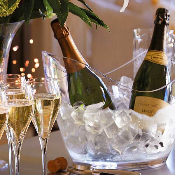 Monogrammed Celebration Ice & Champagne Buckets