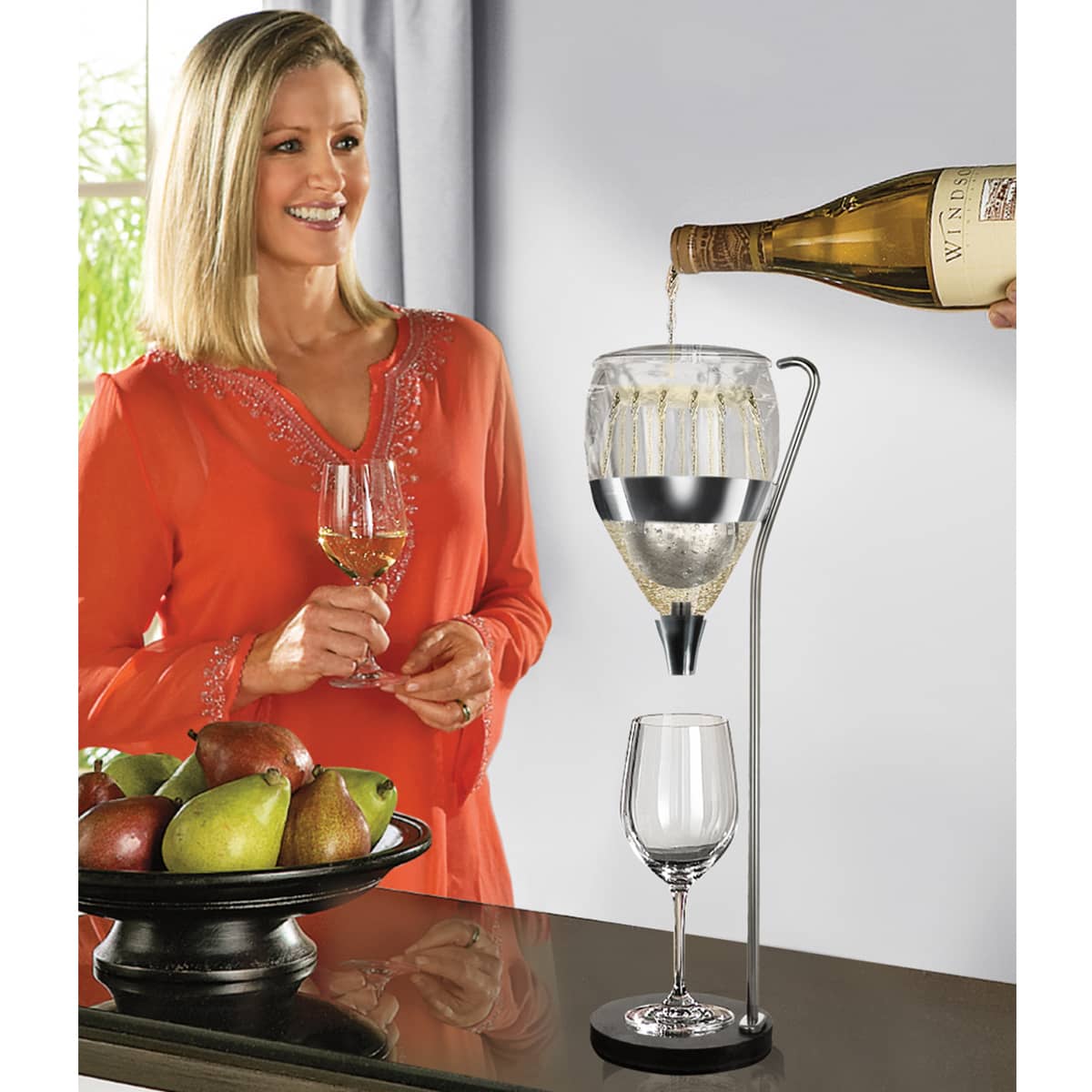 Vortex Tower Decanter #36575 | IWA Wine