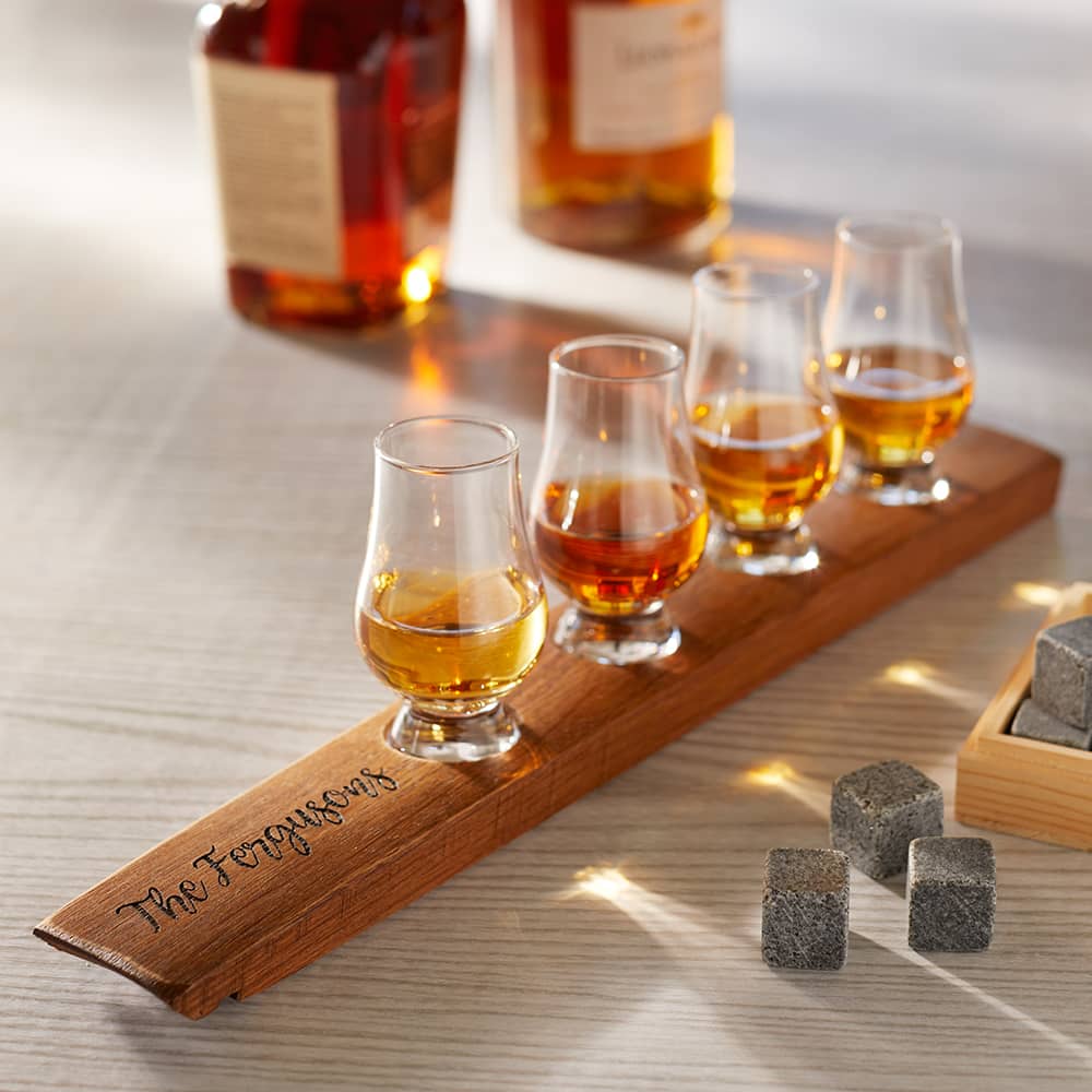 Laser Etched Glencairn Whisky Flight #35704 | IWA Wine