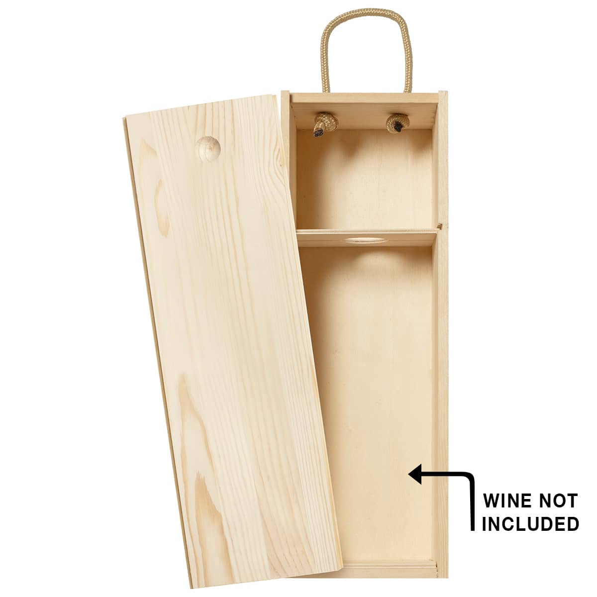 Pine Wood Box #25625 | IWA Wine
