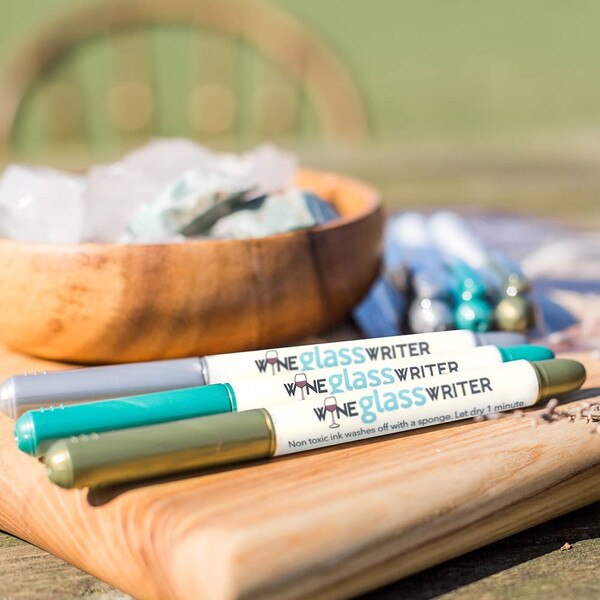 Wine Glass Writer Pens Metallic 7415 IWA Wine Accessories