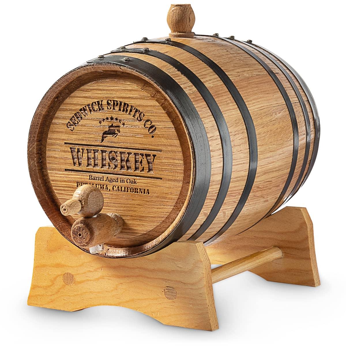 The Barrel Connoisseur® Refill Kit Whiskey Rum Bourbon Whiskey Oak Barrel 