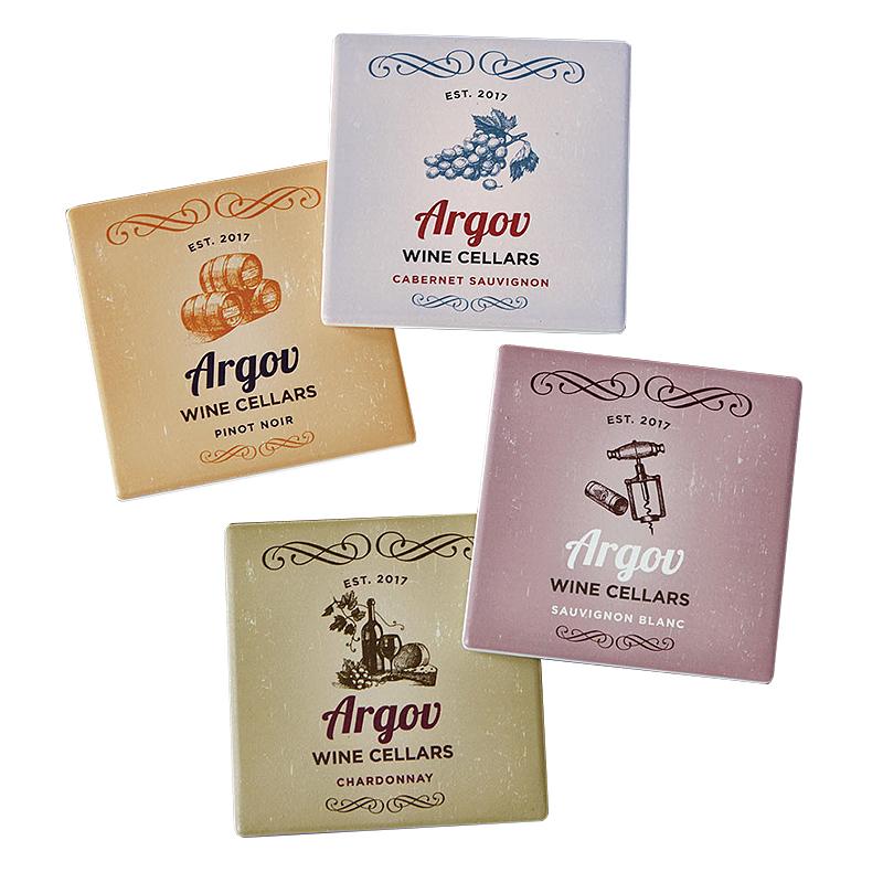 personalized sandstone coasters
